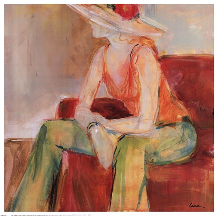 Framed At The Beach House II Print