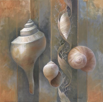 Framed Ocean Treasures I Print