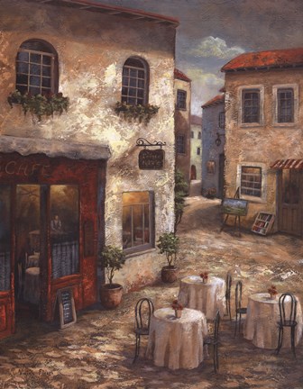 Framed Evening Allure I Print