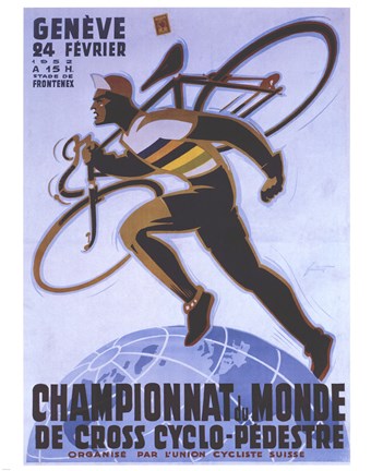 Framed Championnat Du Monde Print