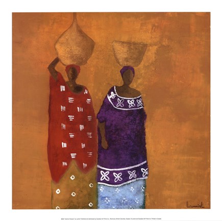 Framed Colorful Dresses Print