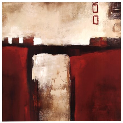 Framed Red Trestle Print