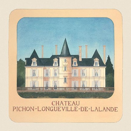 Framed Chateau Richon II Print