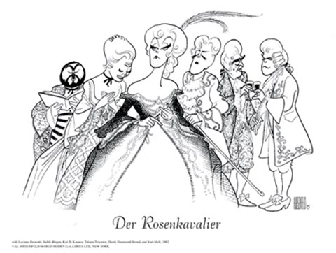 Framed Der Rosenkavalier Print