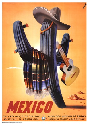 Framed Senor Cactus Print