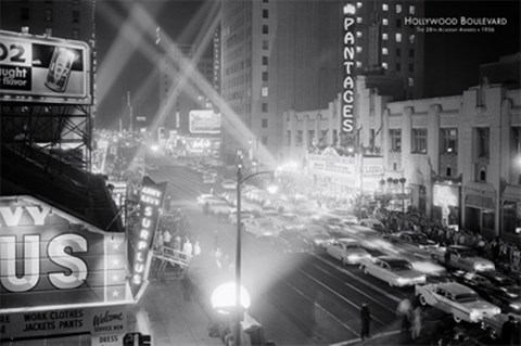 Framed Hollywood Boulevard Print