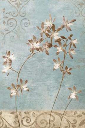 Framed Blue Moves I Print