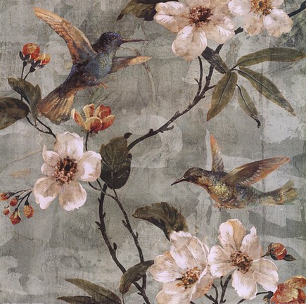 Framed Birds Of A Feather II Print