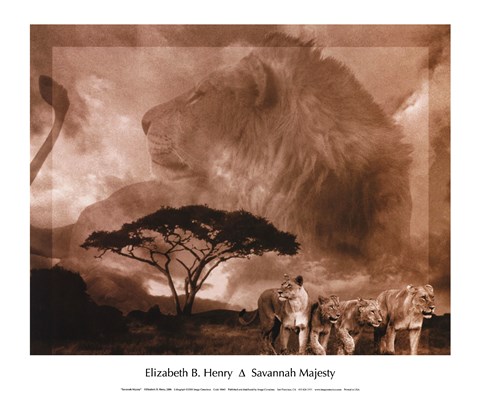 Framed Savannah Majesty Print