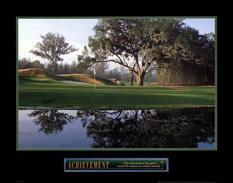 Framed Achievement – Golf Print