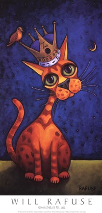 Framed Queen Zelda and Mr. Jazz Print