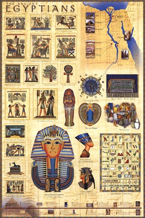 Framed Egyptians Print
