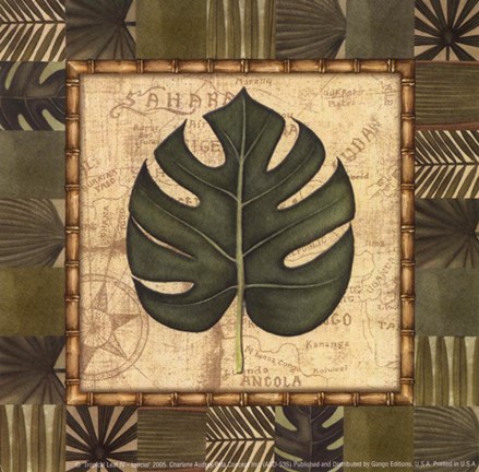 Framed Tropical Leaf IV - Special Print