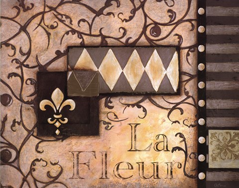 Framed La Fleur - Cs Print