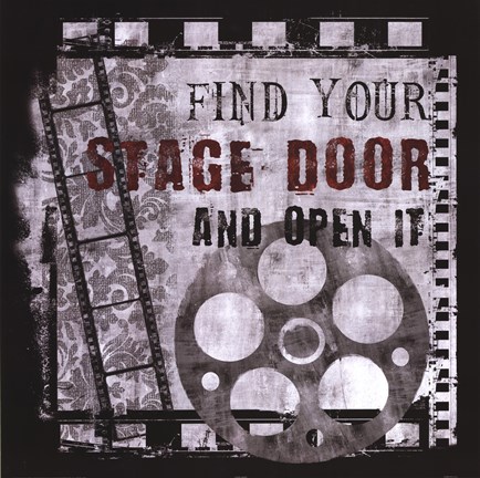 Framed Stage Door Print