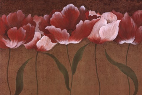 Framed Flower Dance I Print