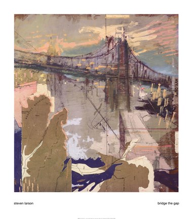 Framed Bridge the Gap Print