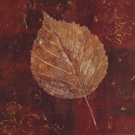 Framed Golden Fall I Print