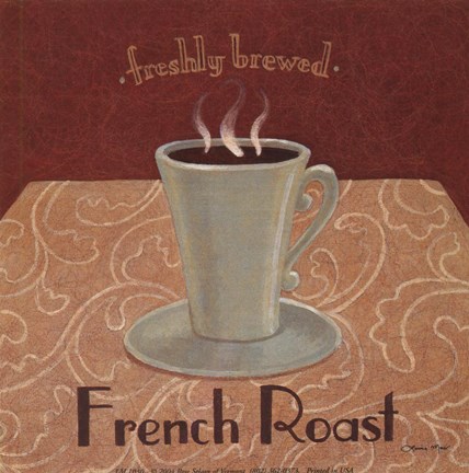 Framed French Roast Coffee Print