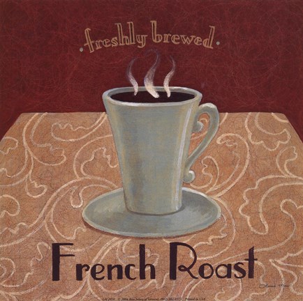 Framed French Roast Coffee Print
