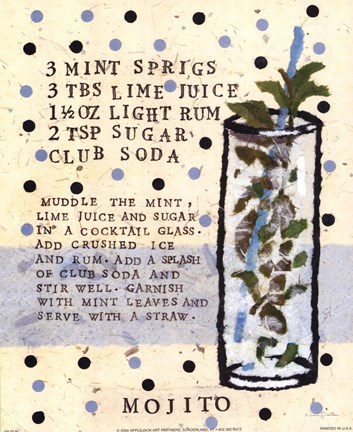 Framed Mojito Print