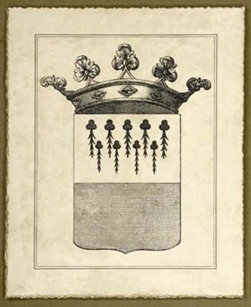 Framed Antique Heraldry II Print