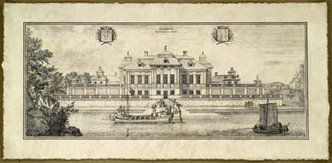 Framed European Harbor II Print