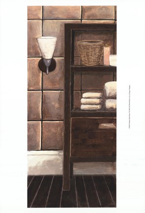 Framed Modern Bath Panel I Print