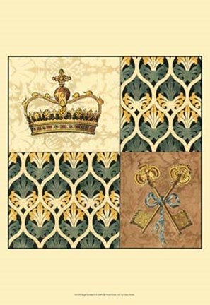 Framed Regal Heraldry II Print