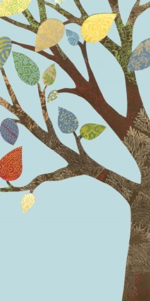 Framed Arbor Patterns II Print