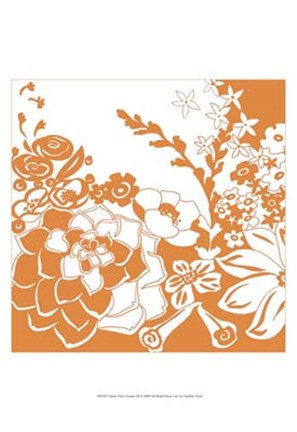 Framed Vibrant Tokyo Garden III Print