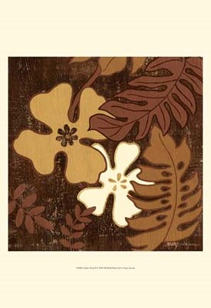 Framed Calypso Floral II Print