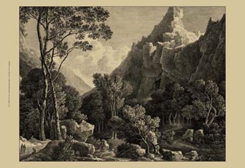 Framed View of Wensley Print