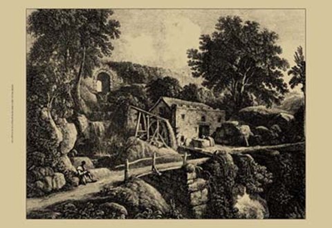 Framed Wensley Mill Print