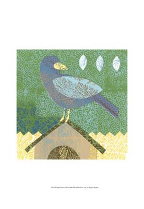 Framed Flight Patterns III Print