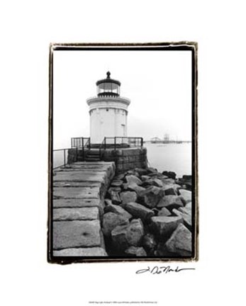 Framed Bug Light, Portland Print