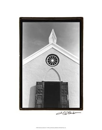 Framed Bermuda Architecture I Print