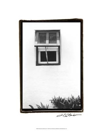 Framed Bermuda Architecture IV Print