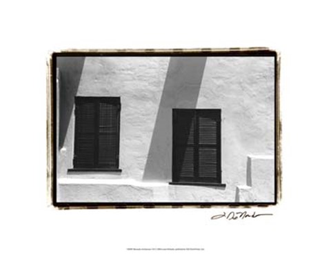 Framed Bermuda Architecture VII Print