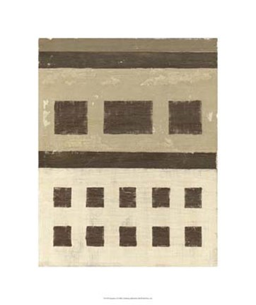 Framed Quadrate I Print