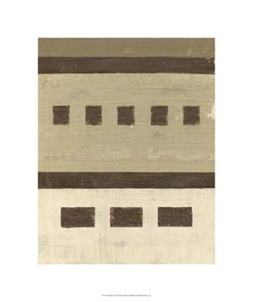 Framed Quadrate III Print