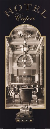Framed Hotel Capri Print