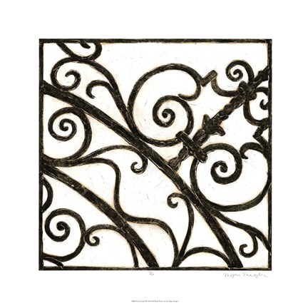 Framed Iron Gate II Print