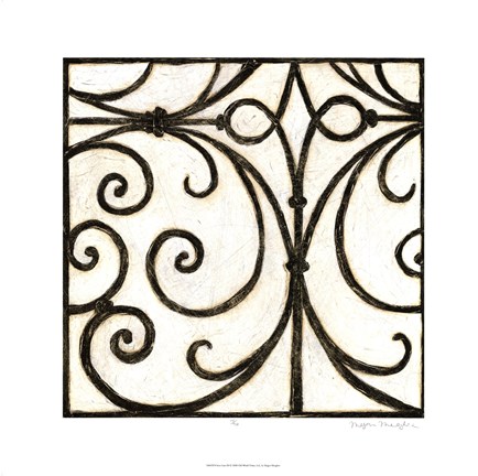 Framed Iron Gate III Print