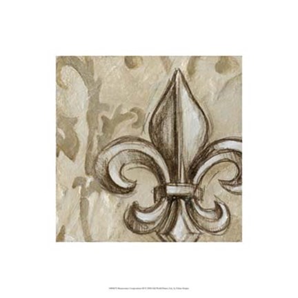 Framed Renaissance Composition III Print