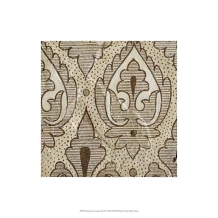 Framed Renaissance Composition VI Print