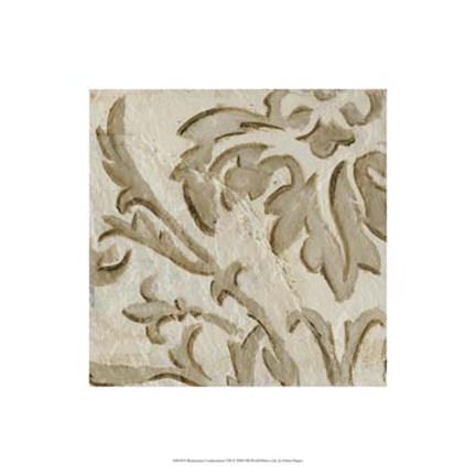 Framed Renaissance Composition VIII Print