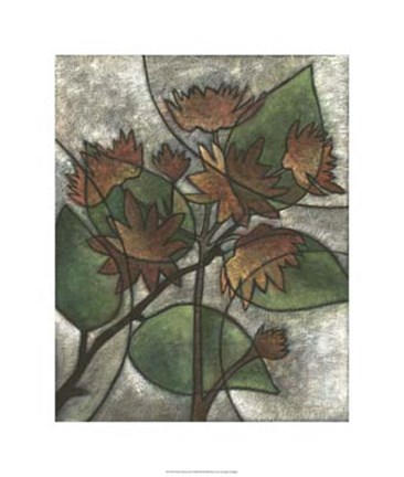 Framed Chloe&#39;s Flowers II Print