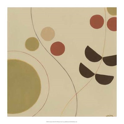 Framed Autumn Orbit III Print