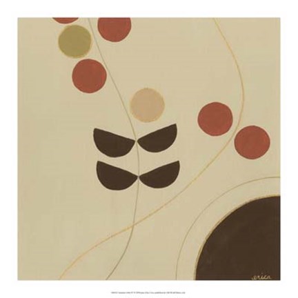 Framed Autumn Orbit IV Print